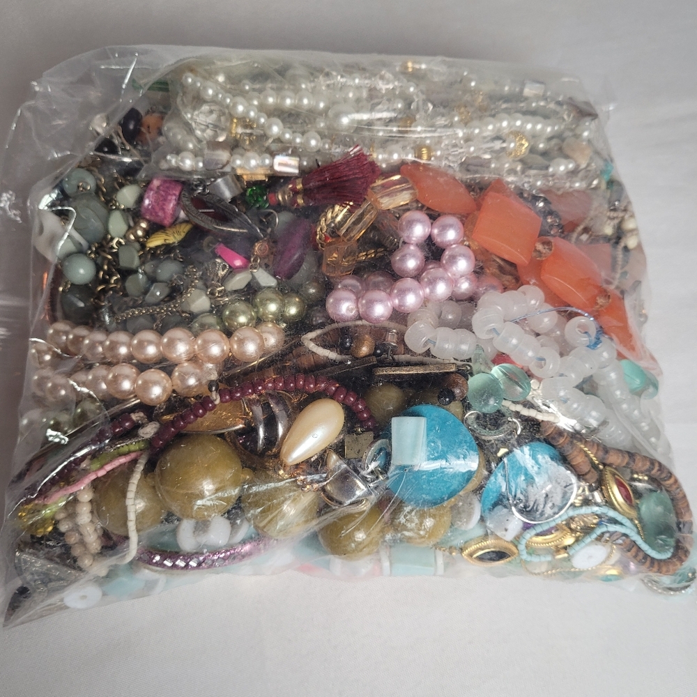 Mystery Mixed Jewelry Bag Craft Only 4 Lbs 8oz